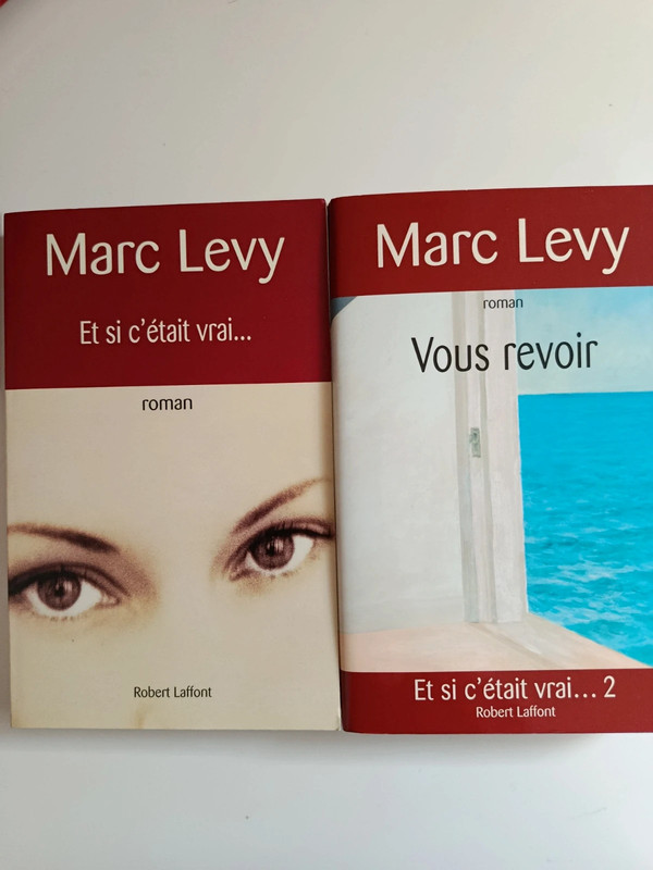 Lot 2 livres Marc Lévy