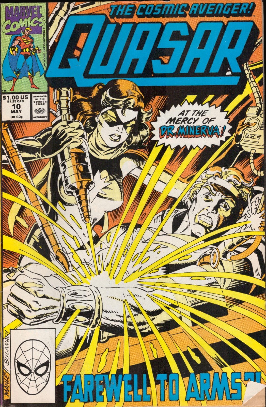 51844: MARVEL QUASAR #10 grado F