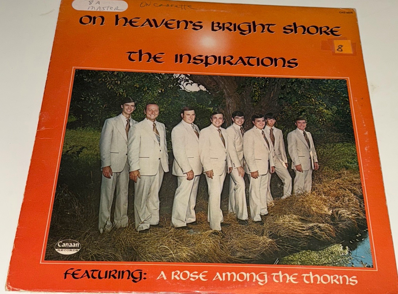 The Inspirations On Heaven’s Bright Shore Gospel Vinyl Record Album LP 124