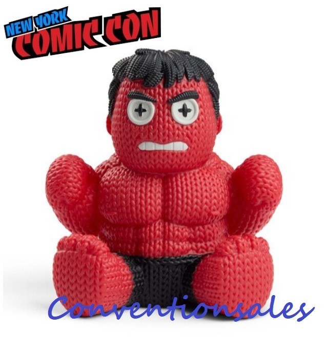 NYCC 2026 FATTO A MANO DA ROBOTS MARVEL - FIGURA HULK ROSSA - prevendita