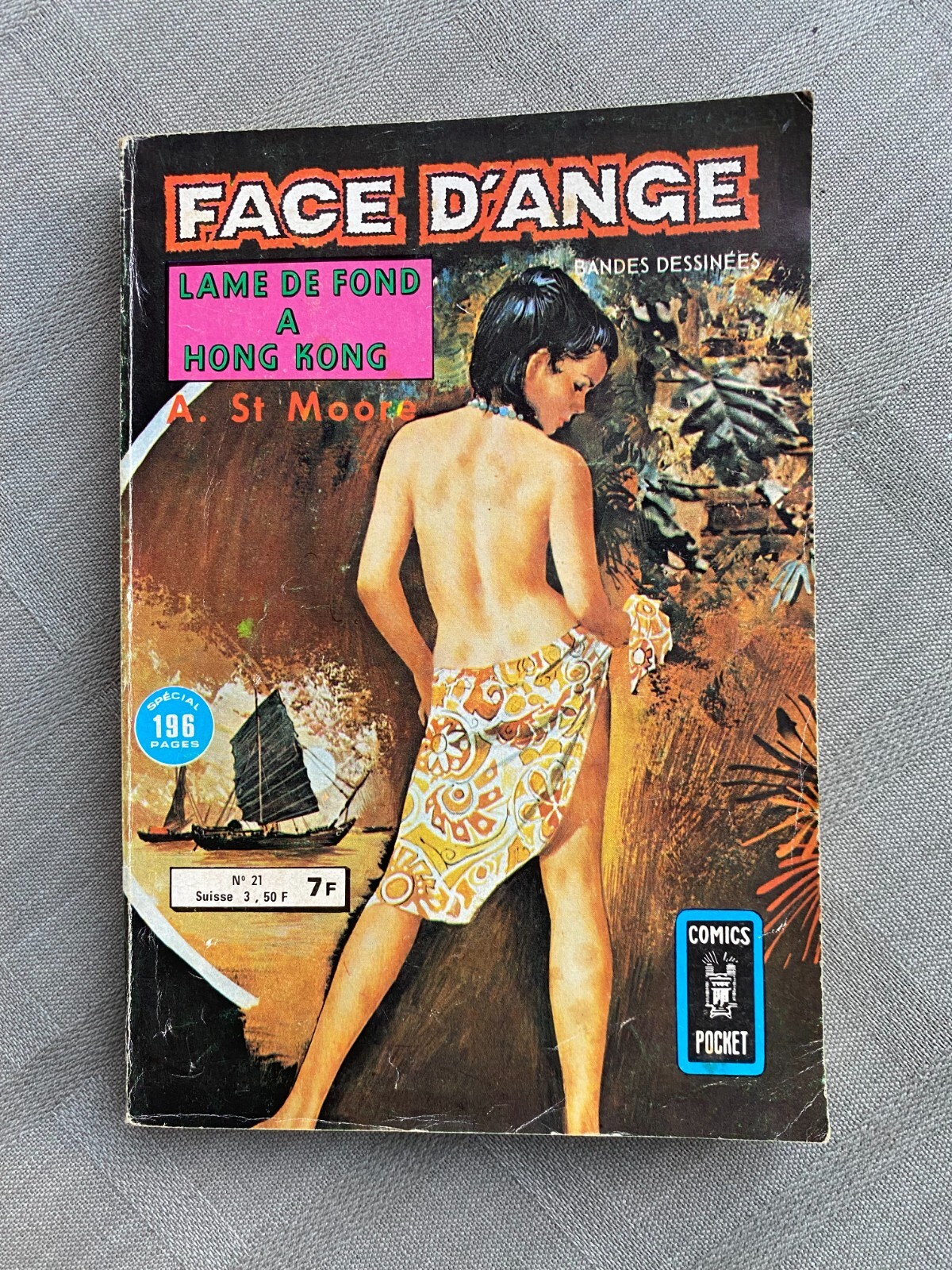 Face D'ange N°21 Lame De Fond Hong Kong 1980 Prima Edizione
