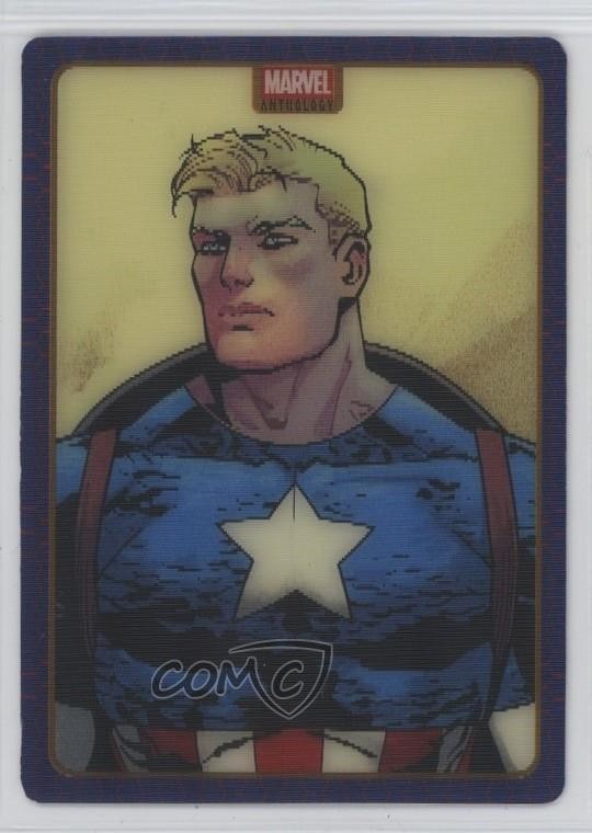 2025 Marvel Anthology Carte Lenticolari Capitan America / Steve Rogers #L2 1g40