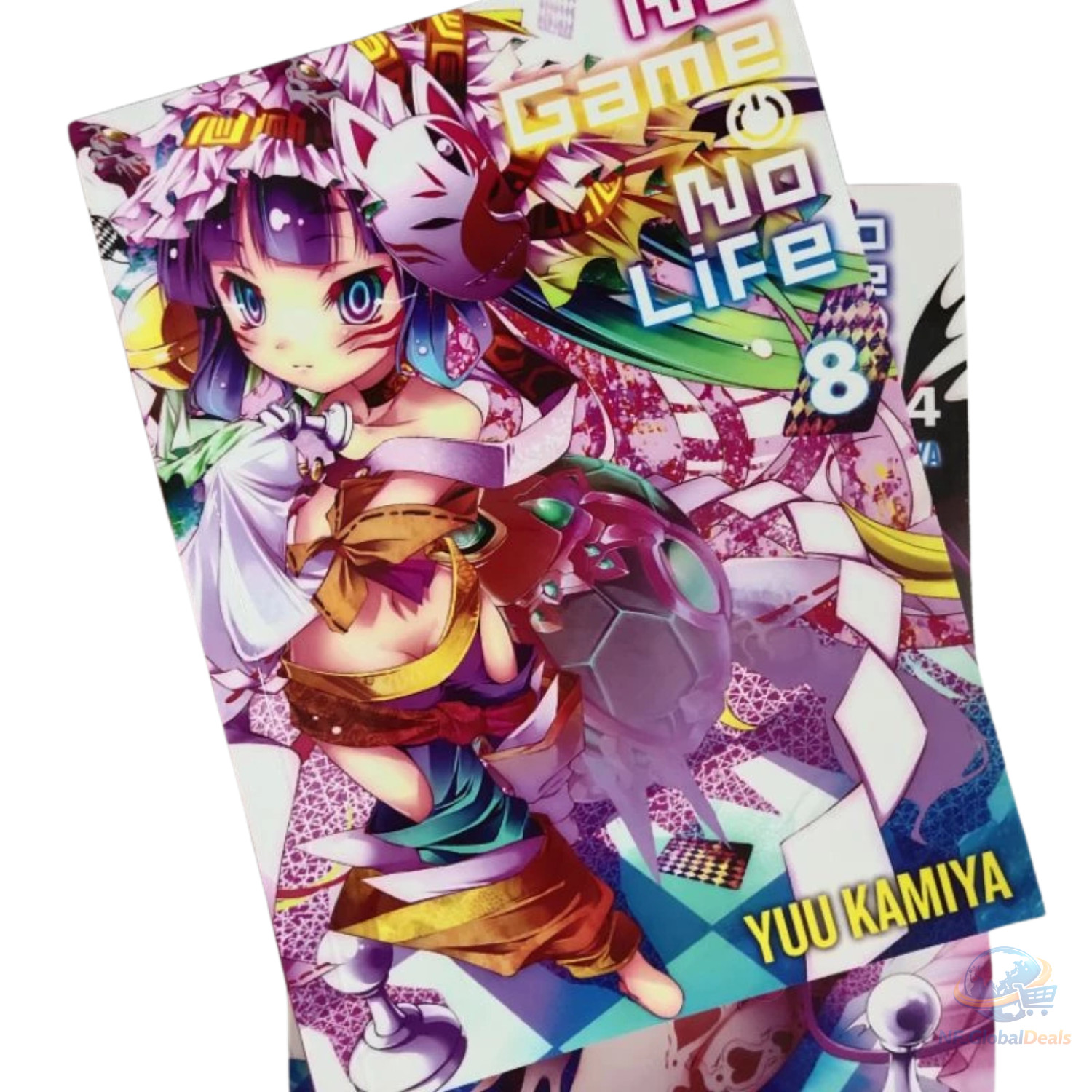 No Game No Life Light Novel Vol.1-12 BUNDLE/PART Set Versione Inglese Yuu Kamiya
