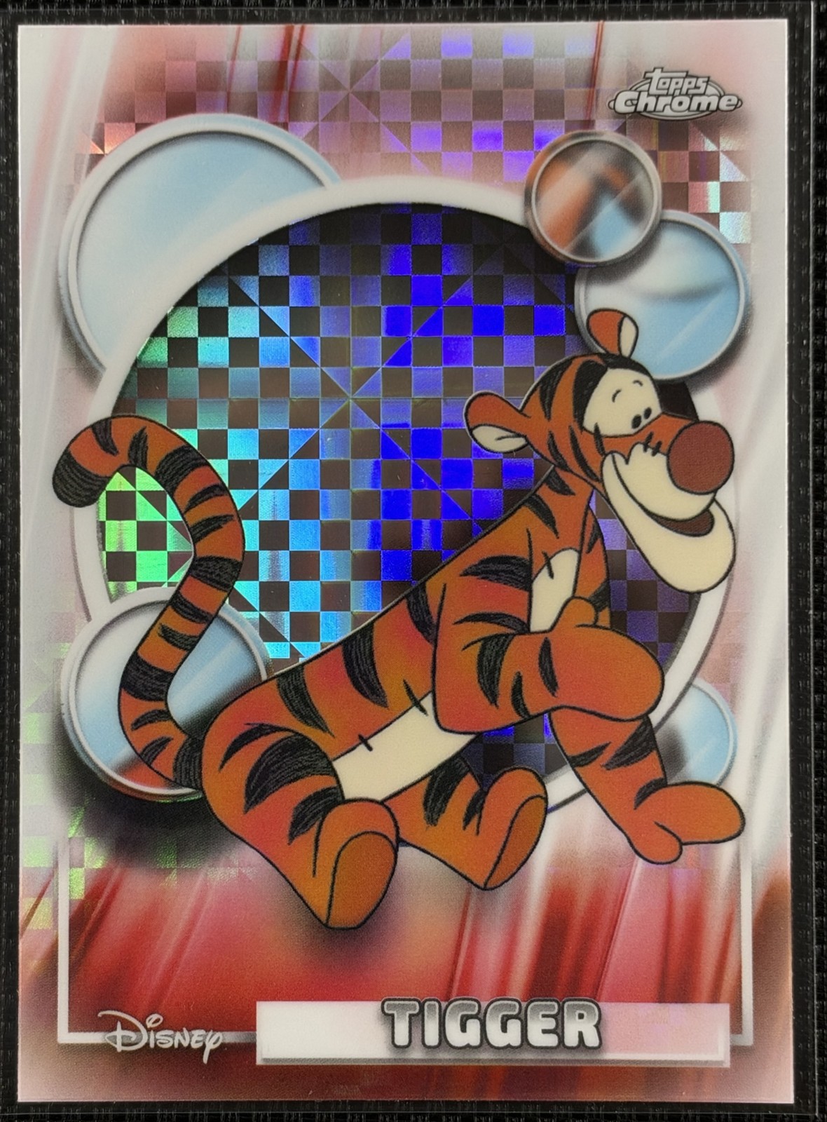 2026 Topps Chrome Disney Tigger #101 X-Fractor Winnie the Pooh