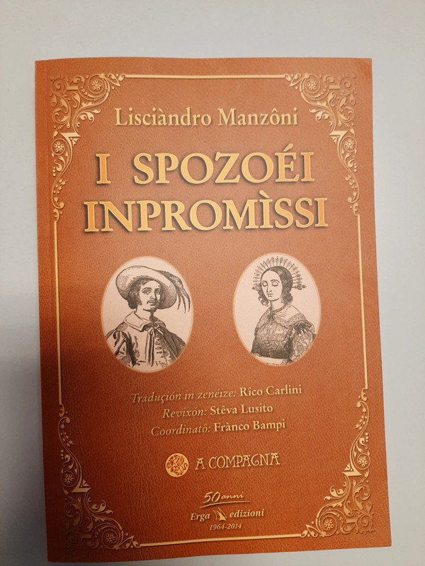 Libro in dialetto genovese Promessi Sposi
