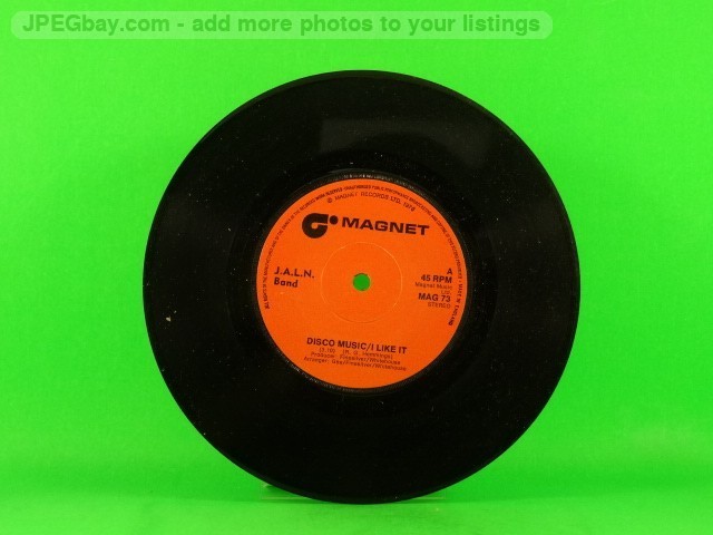 J.A.L.N.BAND DISCO MUSIC/I LIKE IT (3) (137) 7" MAGNET