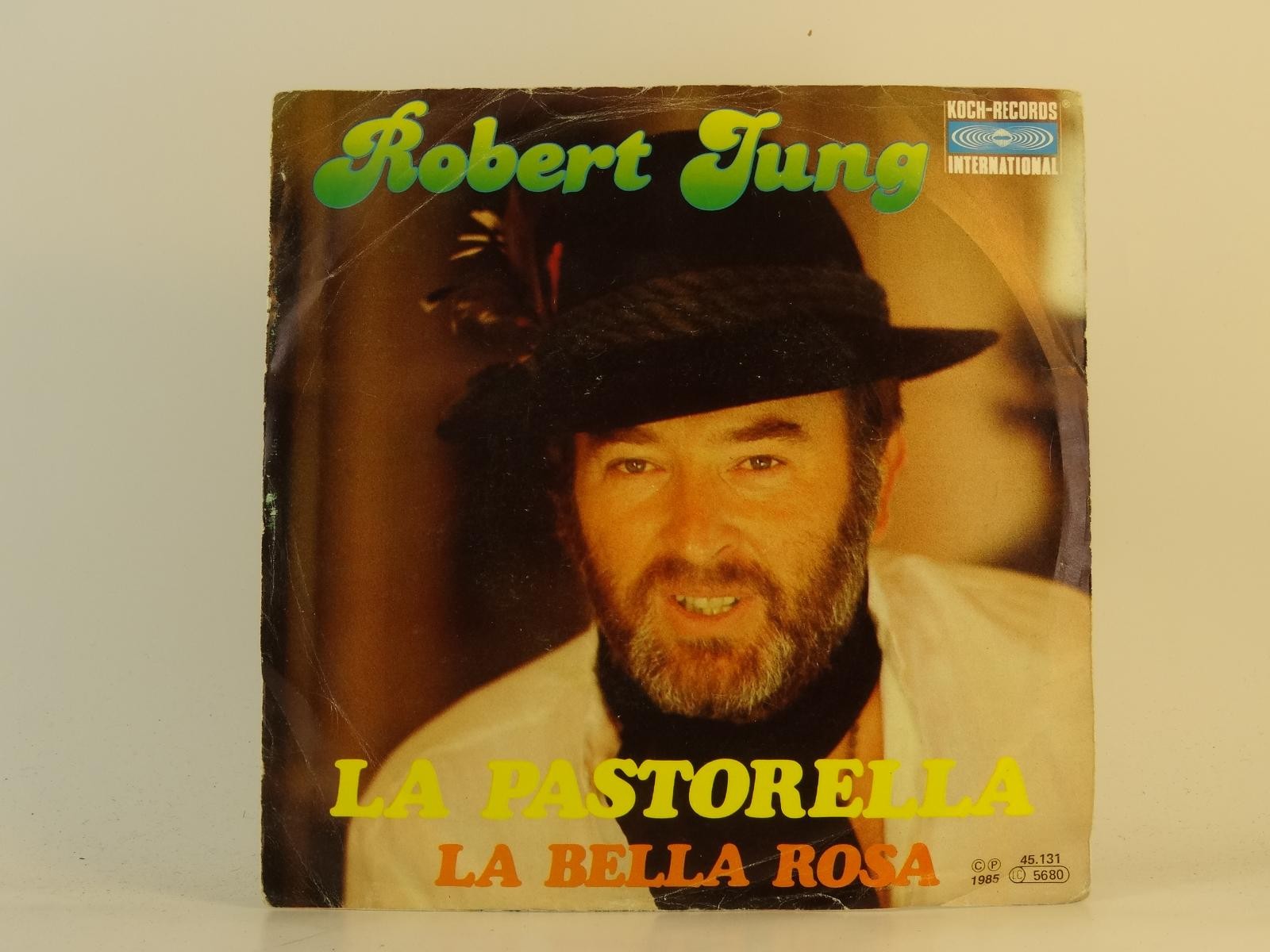 ROBERT JUNG LA PASTORELLA (54) 2 Track 7" Single plus Picture Sleeve KOCH-RECORD