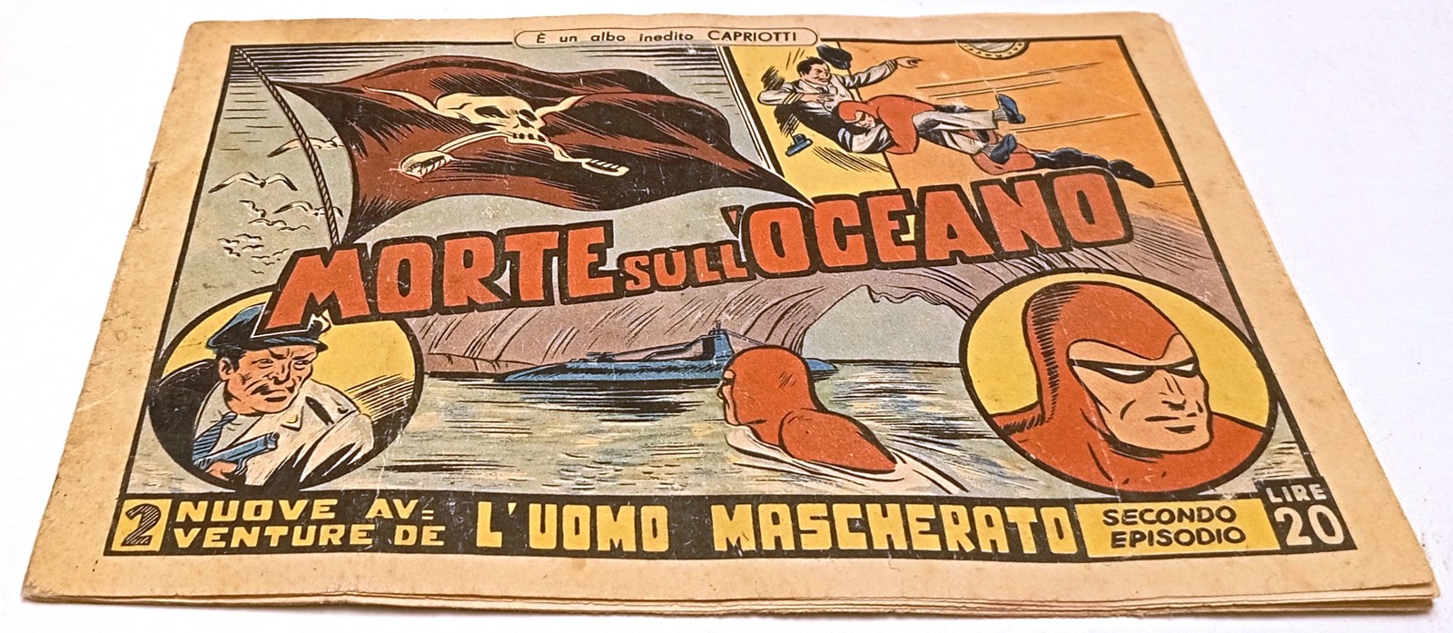 Nuove Avventure de l'Uomo Mascherato 2 Morte sull'Oceano - Capriotti - 1948- M26
