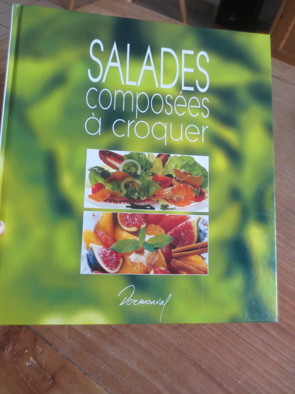 un grand livre Les salades composées à croquer