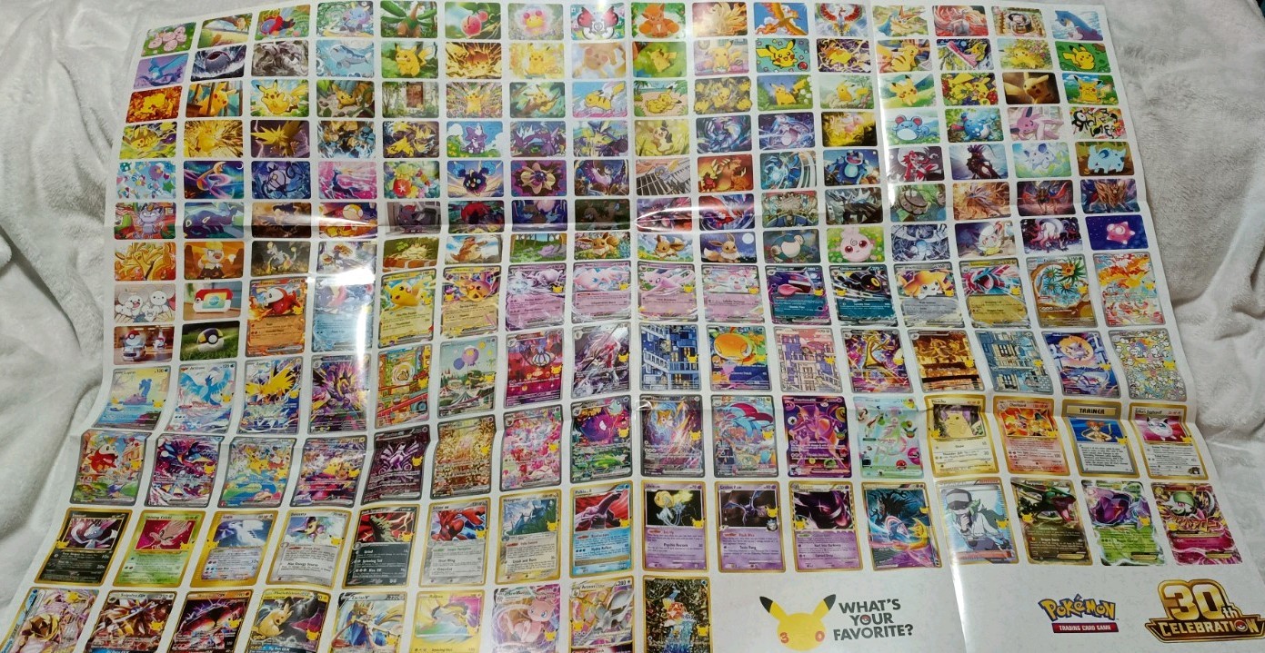 Pokémon TCG 30th Celebration Poster