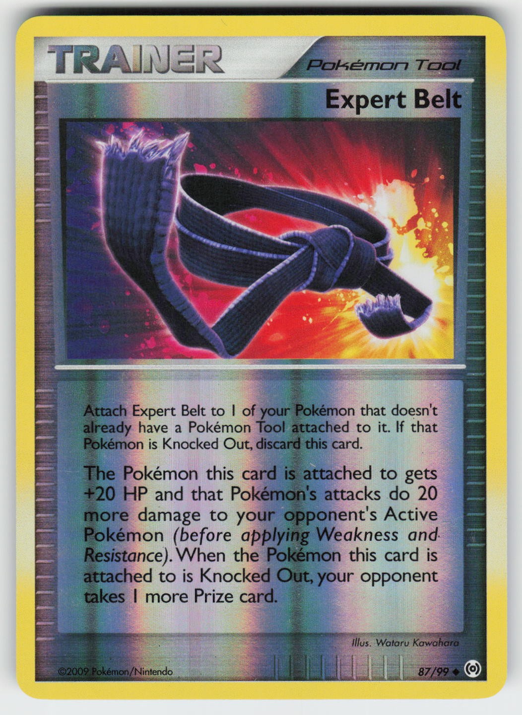 Expert Belt Reverse Holo Uncommon Arceus 87/99 NM