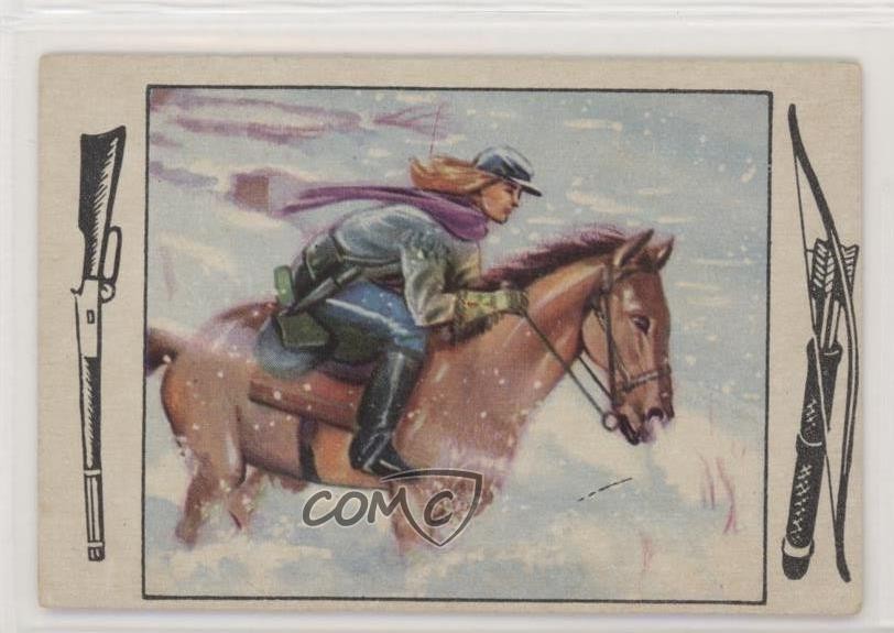 1953 Bowman Frontier Days R701-5 Calamity Jane #60 z6d