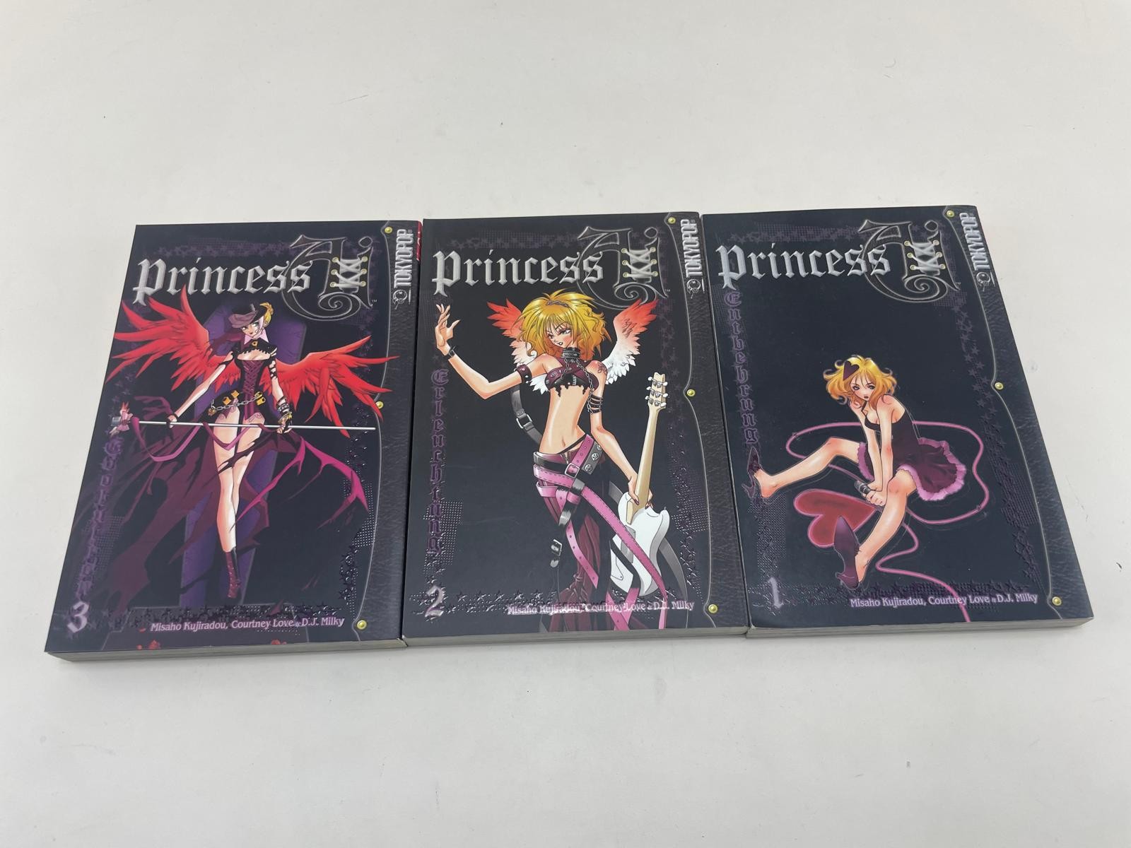 Princess Ai 1-3, confezione completa, buone condizioni, manga fantasy, italiano