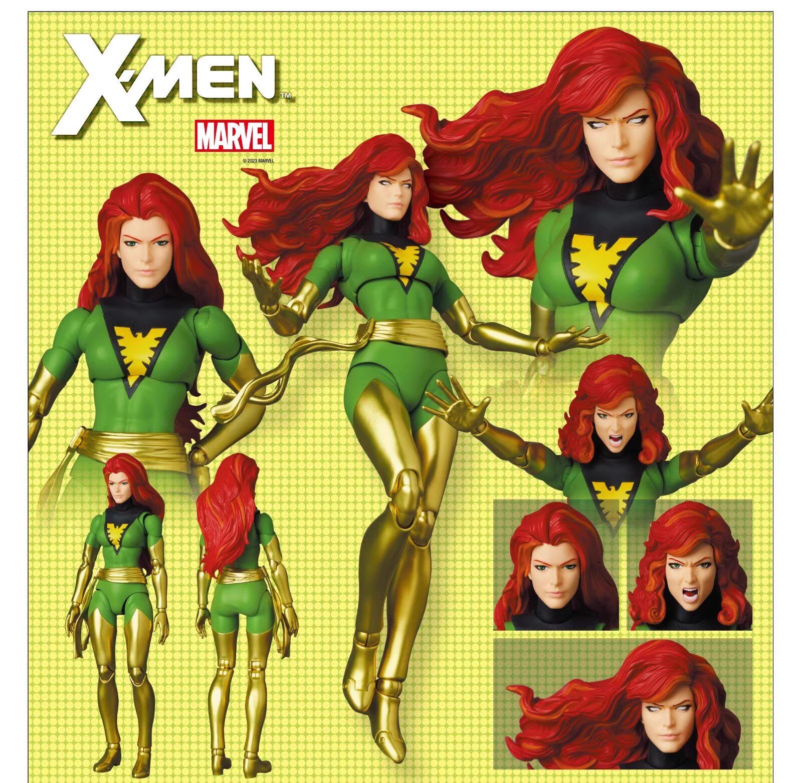 In Stock Medicom Giocattolo MAFEX n.218 X-Men Fenice Fumetto Ver. Modellino
