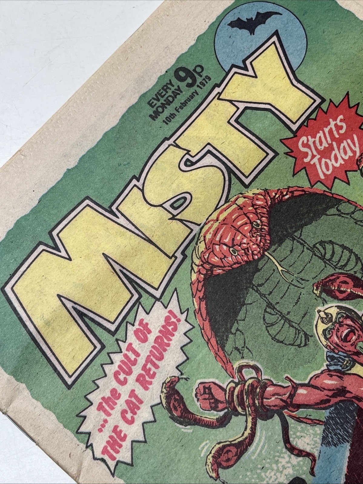 MISTY COMIC - 10th February 1979 - Vintage Girl’s 70s Comics Horror Nostalgia