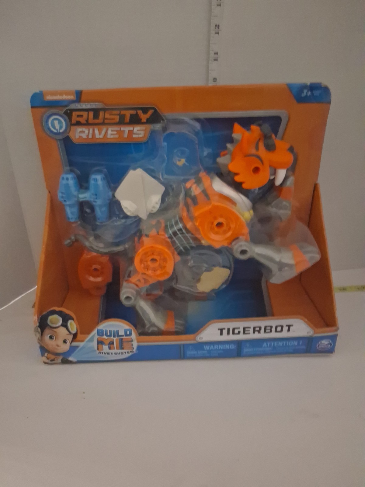 Set Costruzioni Rusty Rivets Figure E Tigerbot con Luci e Suoni Giocattolo 3+