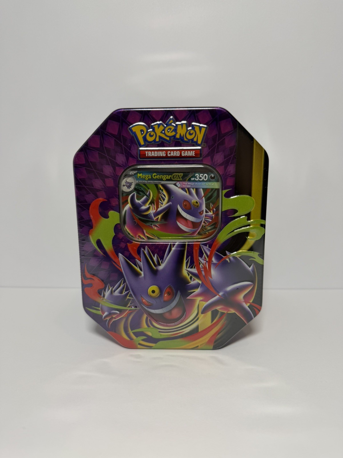 Pokemon TCG Mega Gengar EX Tin nuovo sigillato sigillato in fabbrica