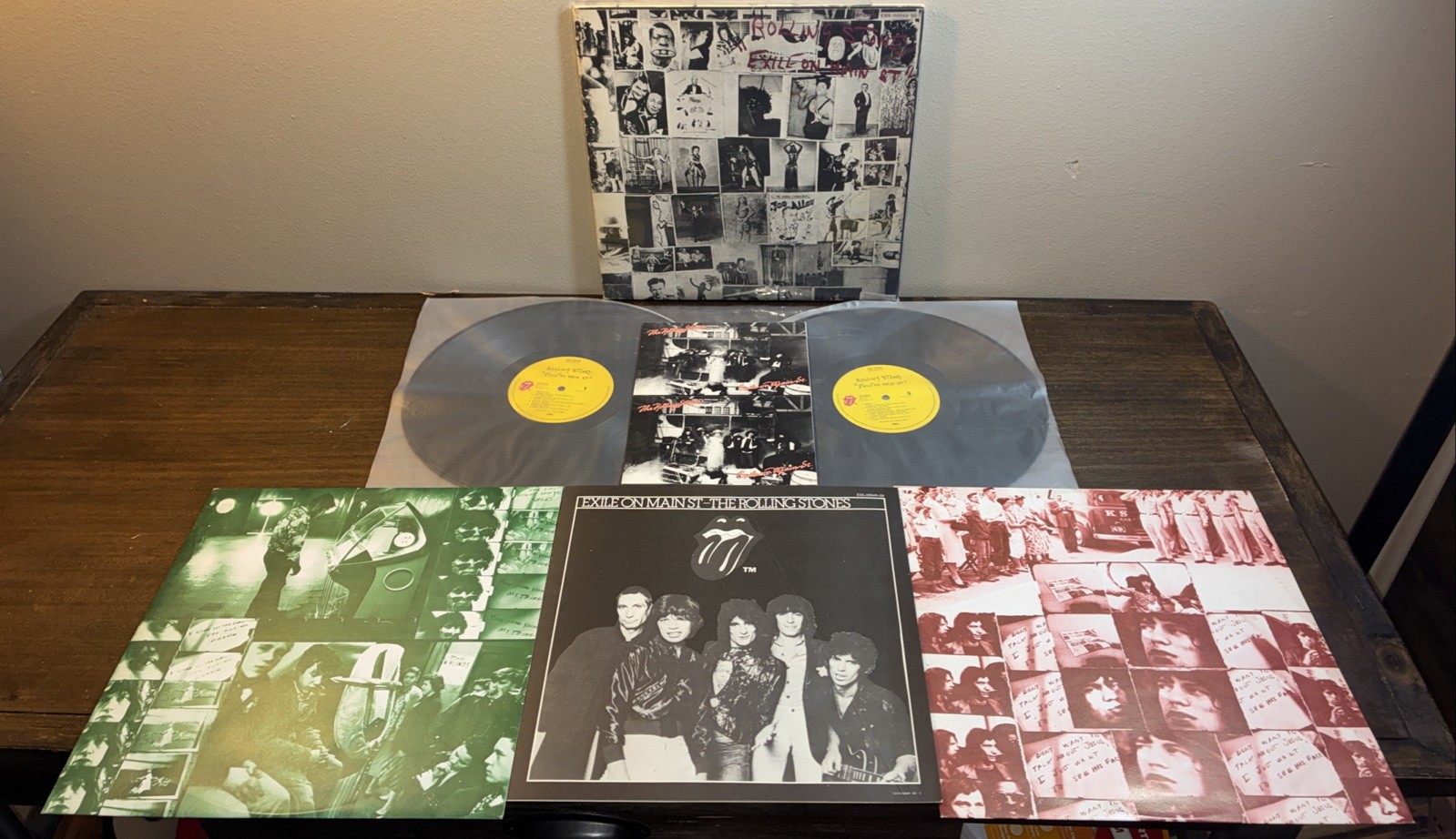 Rolling Stones Exile Main St Japan 1979 2LP ESS-50049~50 1S OG Insert Present