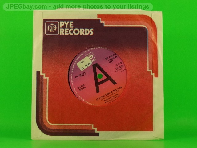 WAYNE GIBSON IT S THAT TIME OF THE YEAR (DEMO) (155) 2 Track 7"Single Company Sl