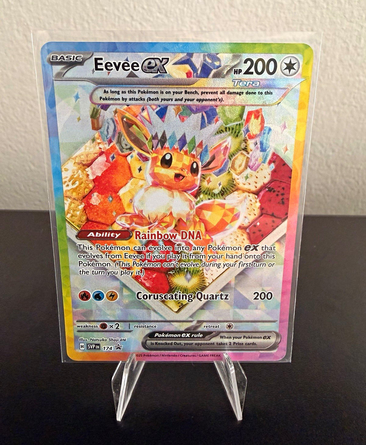 Pokemon TCG Eevee ex 174 Scarlatto e Viola PROMO