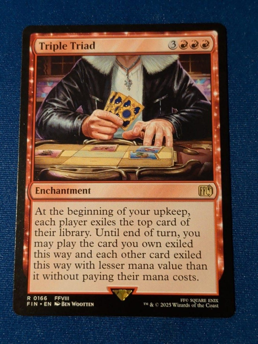 Triple Triad Final Fantasy #166 quasi nuovo MTG