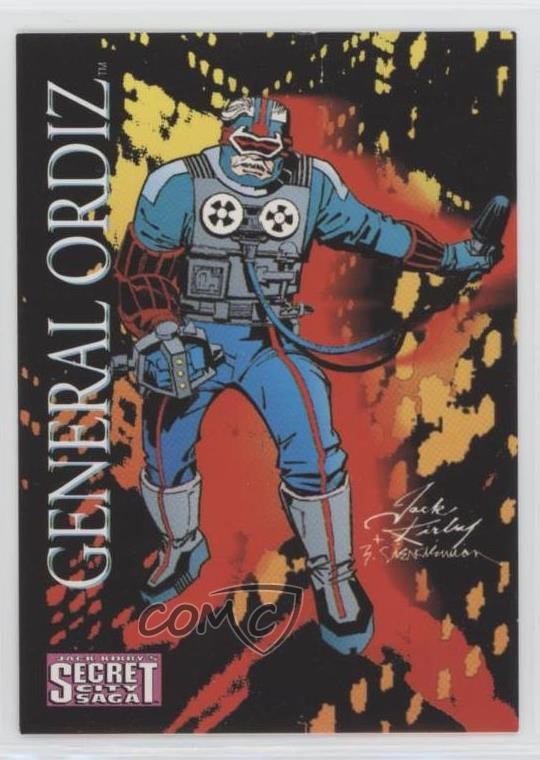 1993 Topps Jack Kirby's Secret City Saga Generale Ordiz #5 te2