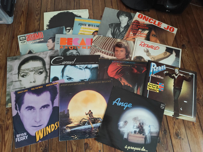 Vinyles 33t lot de 15 disques