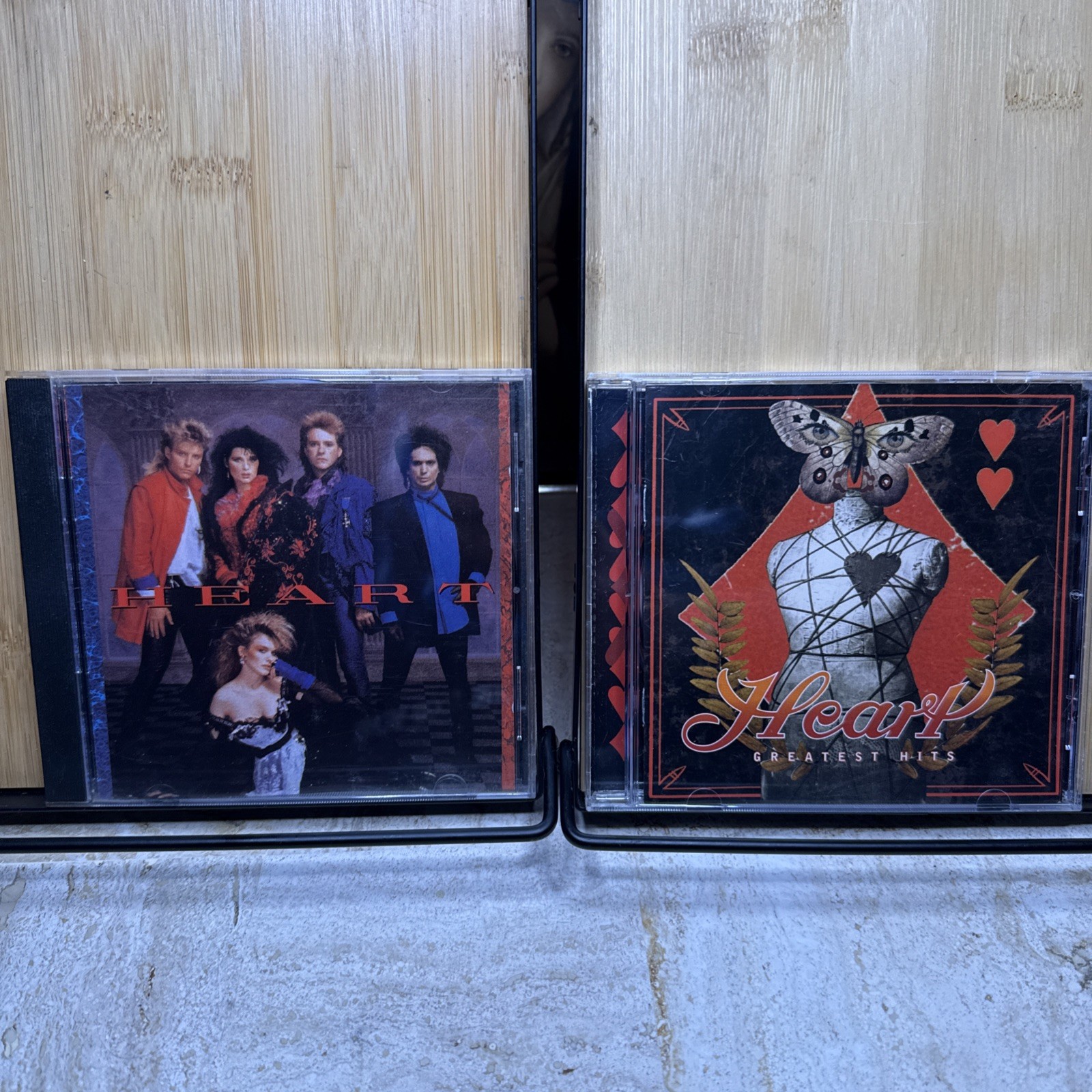 Heart CD Lot Greatest Hits 1997 and Self Titled 1985 Classic Rock 2 Disc Set