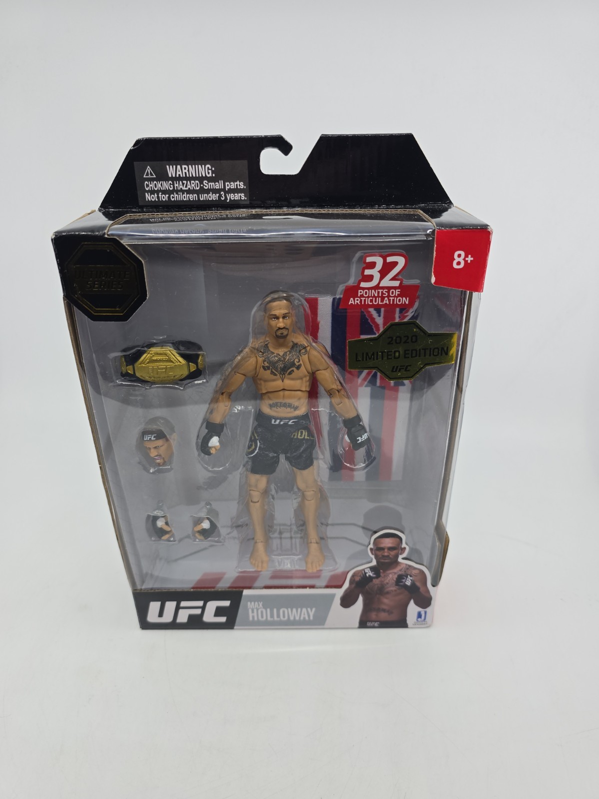 UFC Ultimate Series 1 Max Holloway Action Figure 2020 Limited Edition Jazwares