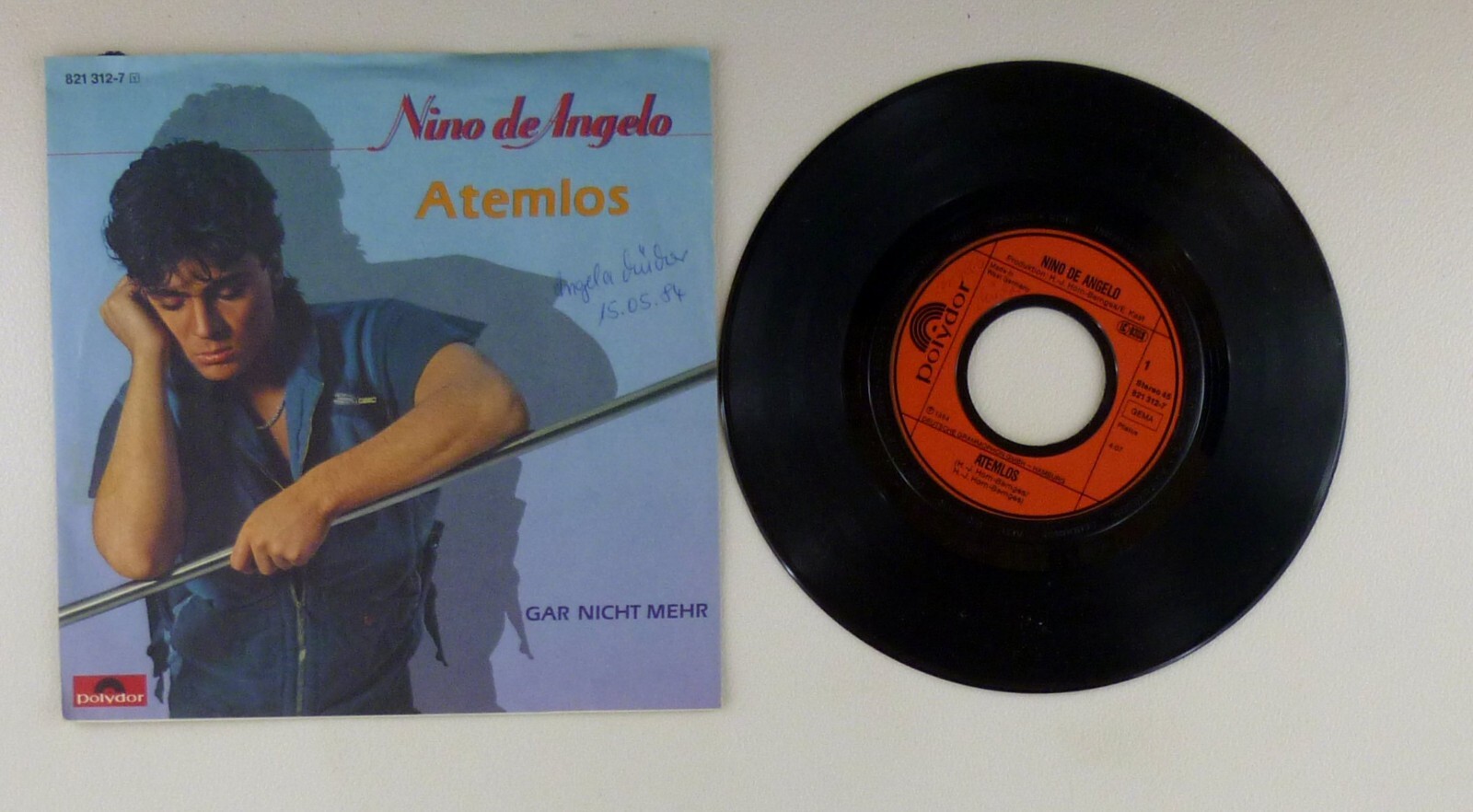 7" Singolo Vinile - Nino De Angelo – Atemlos - S11421 K30