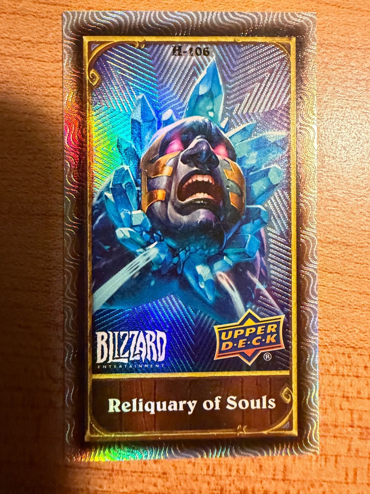 2023 BLIZZARD LEGACY COLLECTION RELIQUARY OF SOULS MINIATURE TRADING CARD H-106