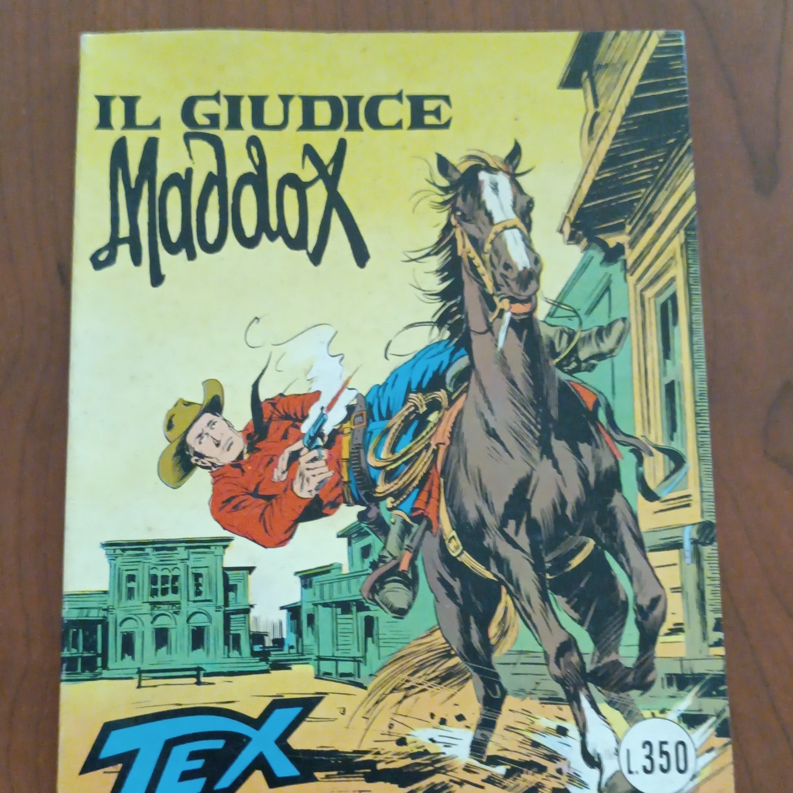 Edizioni Araldo Tex n. 186 Il giudice Maddox - Sergio Bonelli (1976)