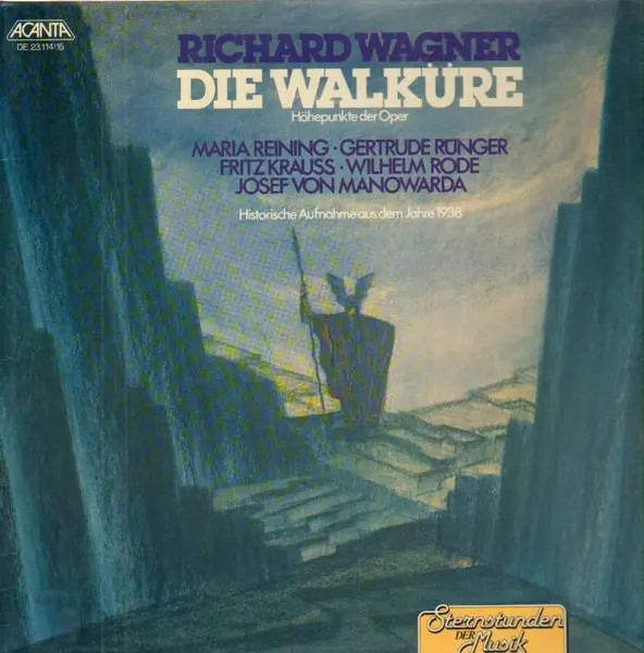 Wagner Die Walküre (Höhepunkte der Oper) NEAR MINT Acanta 2xVinyl LP