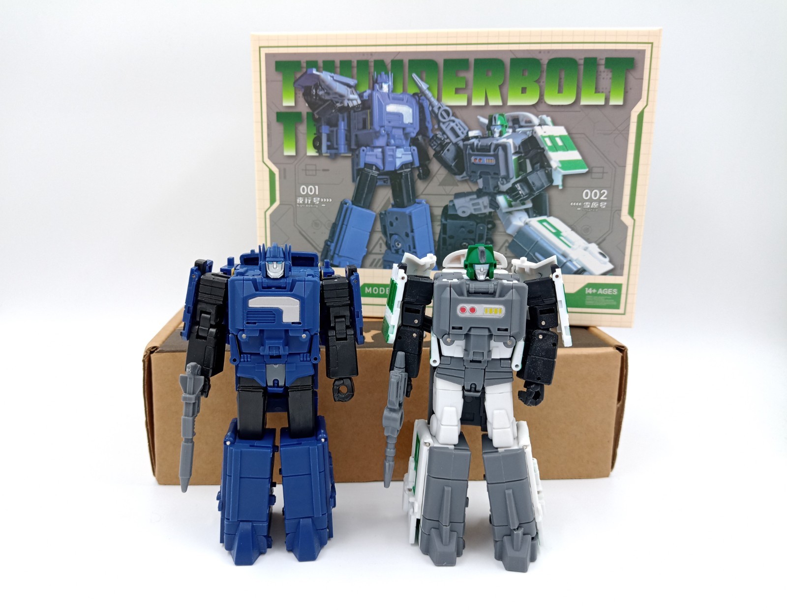 Transformers Siyang Culture SY-03 Trainbots Getsuei & Yukikaze