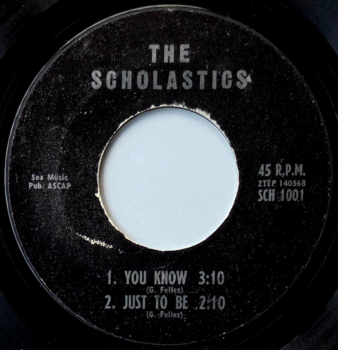 The Scholastics 45 EP - Rare 1968 Private New England Lo-Fi Xian Folk