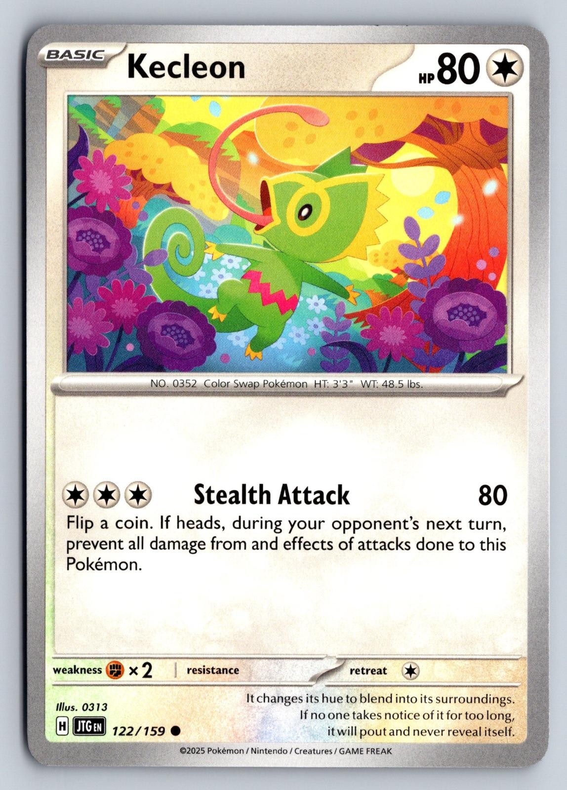 Kecleon 122/159 Viaggio Insieme Pokemon 0313