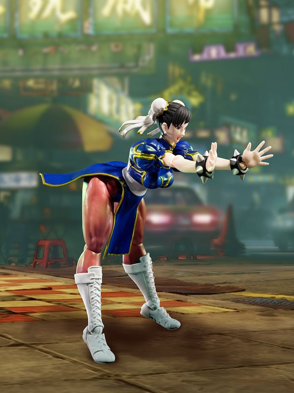 BANDAI SH FIGURE STREET FIGHTER V CHUN-LI ACTION FIGURE n.02 GIAPPONE SIGILLATO