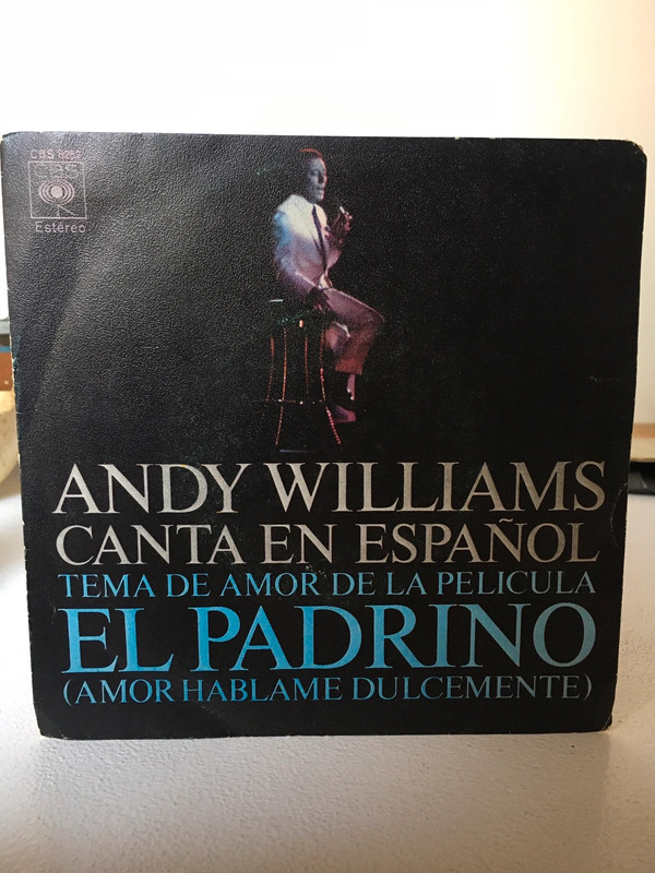 Disco de vinilo pequeño de Andy Williams (leer descripción)