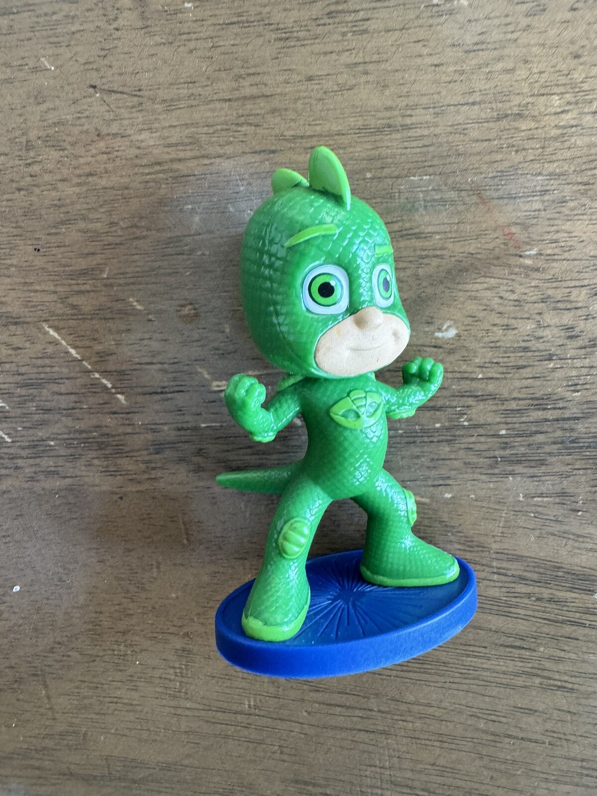 PJ Masks Gekko Action Figure Gecko Cake Topper 2,75 pollici su base@