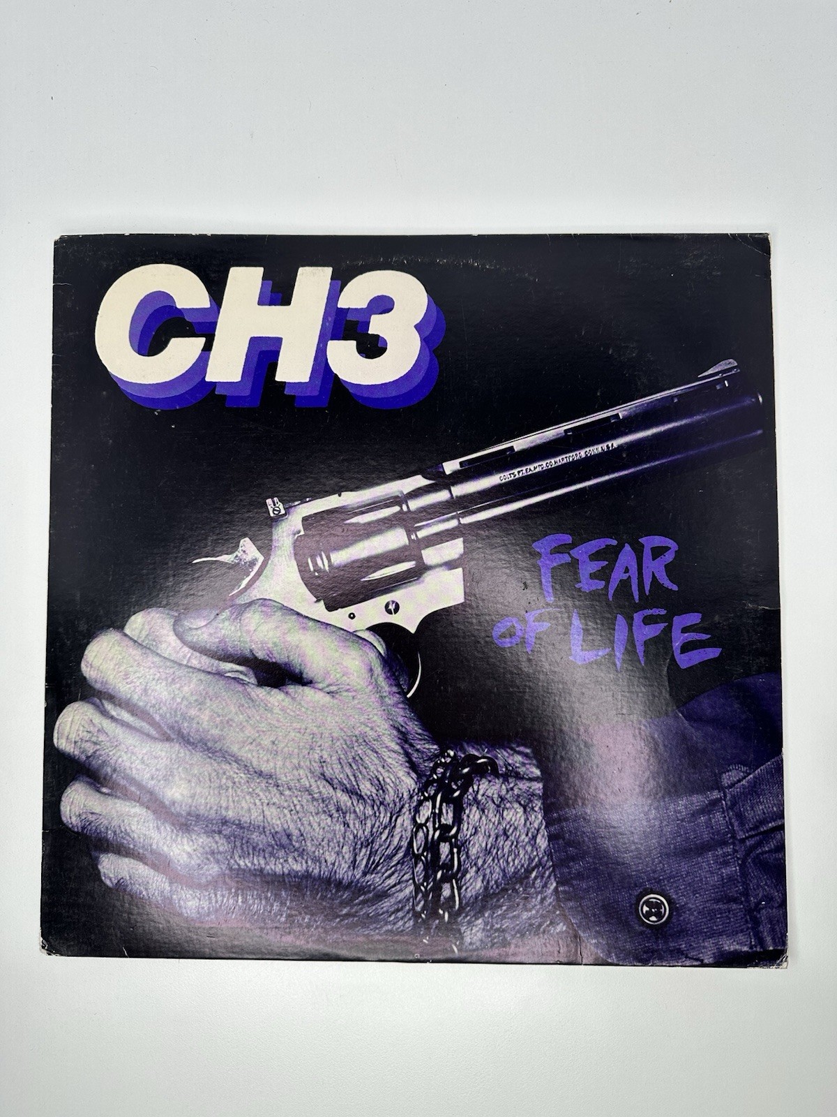 Channel 3 CH 3 Fear Of Life LP Vinyl 1982 Posh Boy PBS 128 WITH Insert SoCal