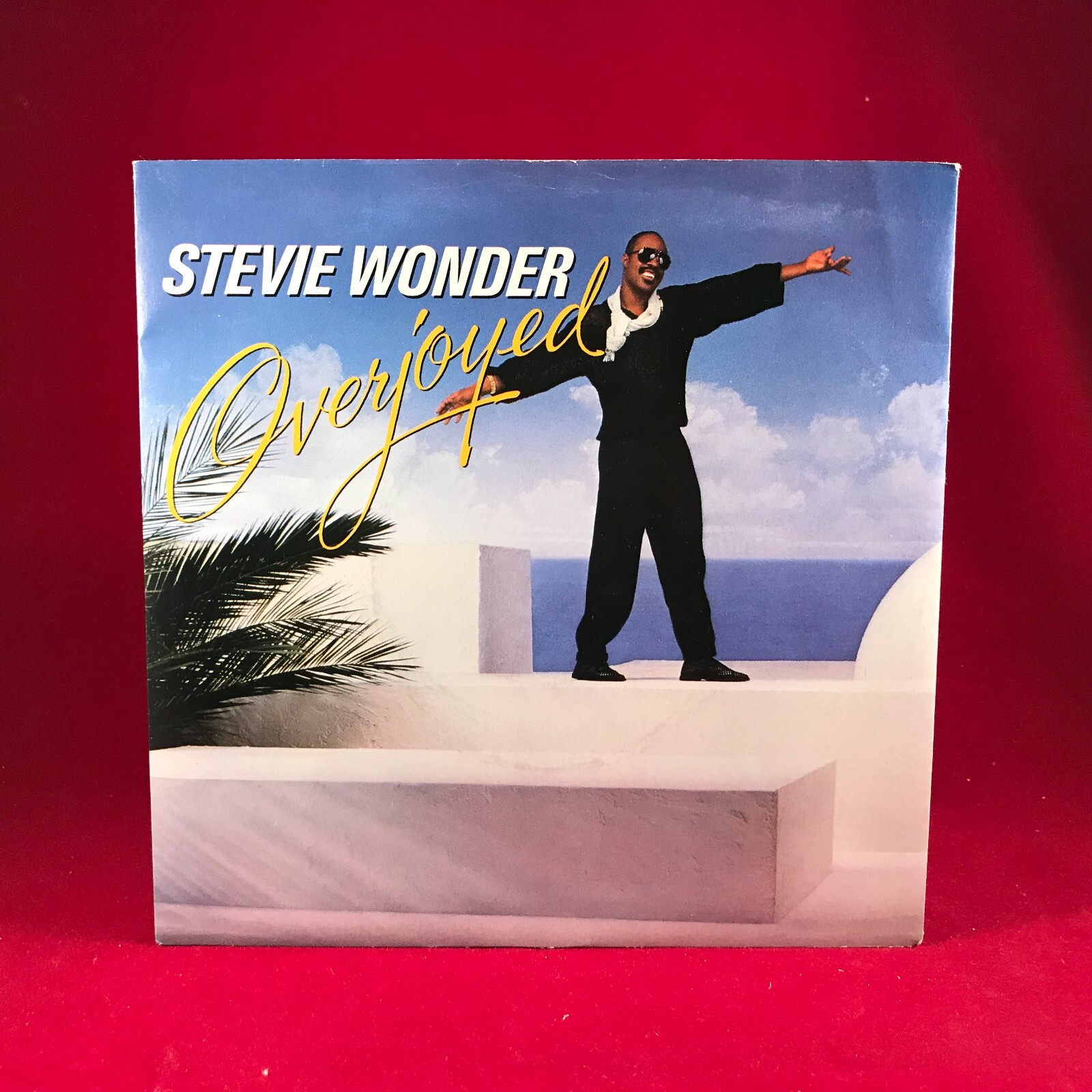 STEVIE WONDER Overjoyed 1985 UK 7" vinyl Single motown 45 original ZB40567