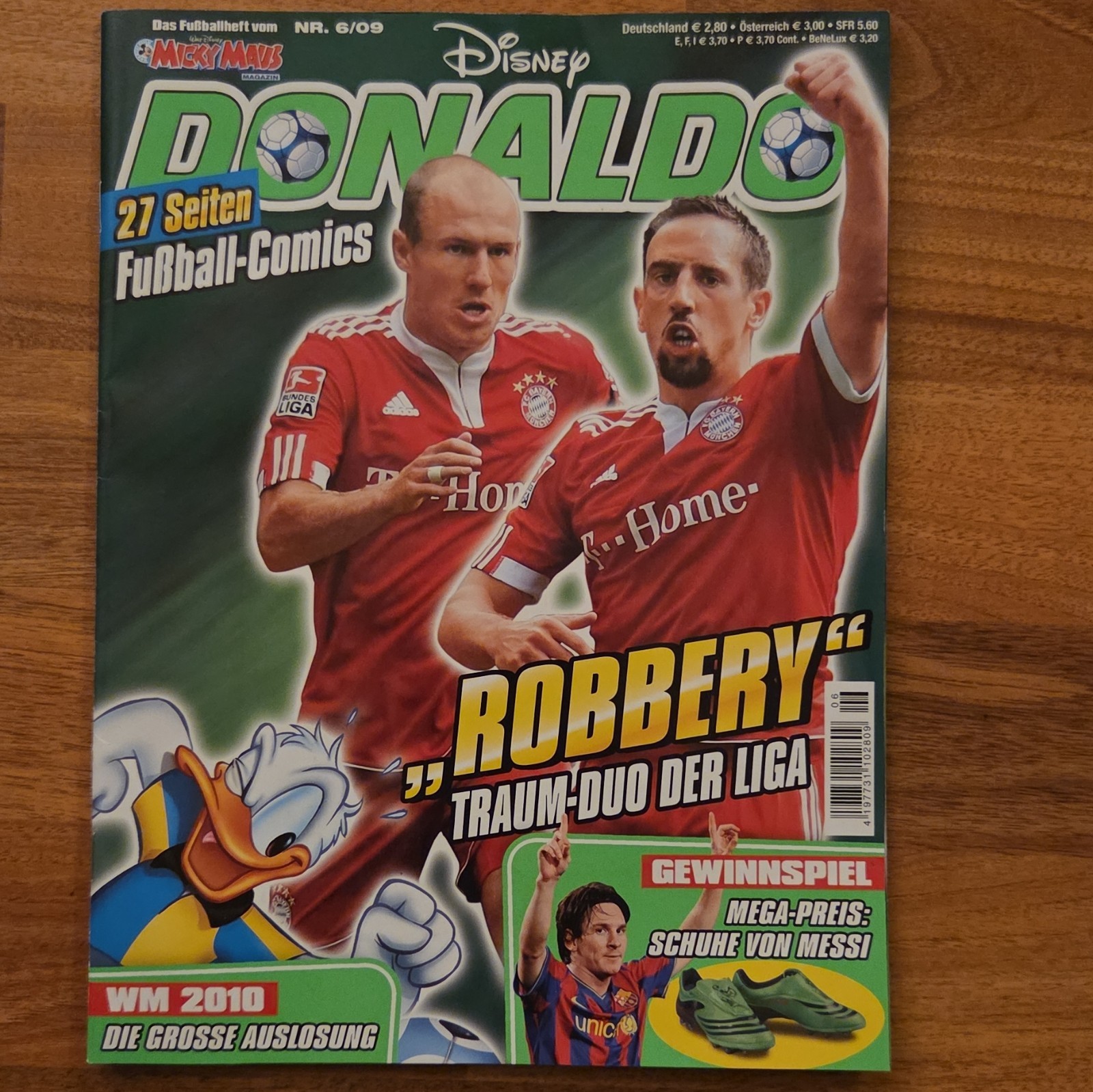 Donaldo Il Topolino libretto calcio n.6/2009 raro
