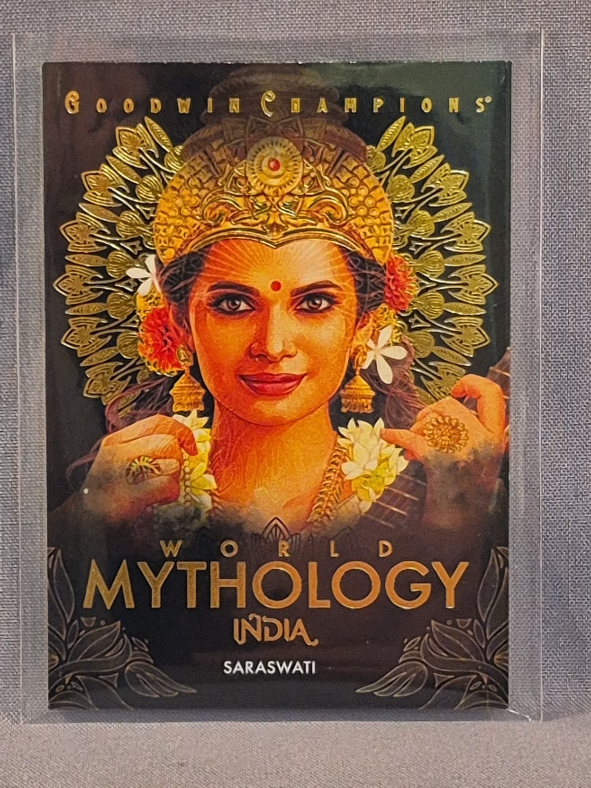 Inserto Upper Deck Goodwin Champions World Mythology Saraswati Mondiali 2026