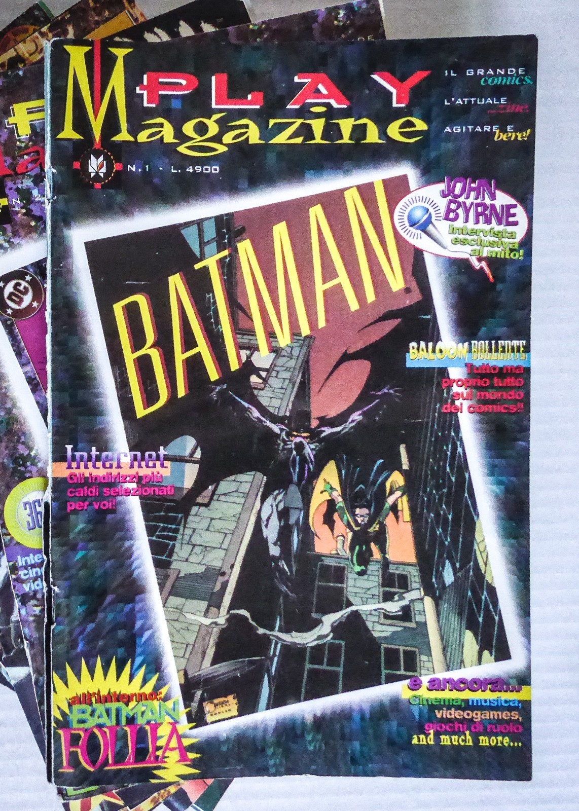 Play Magazine #1/7 (sequenza completa) - Edizioni Play Press/DC Comics, 1995/96