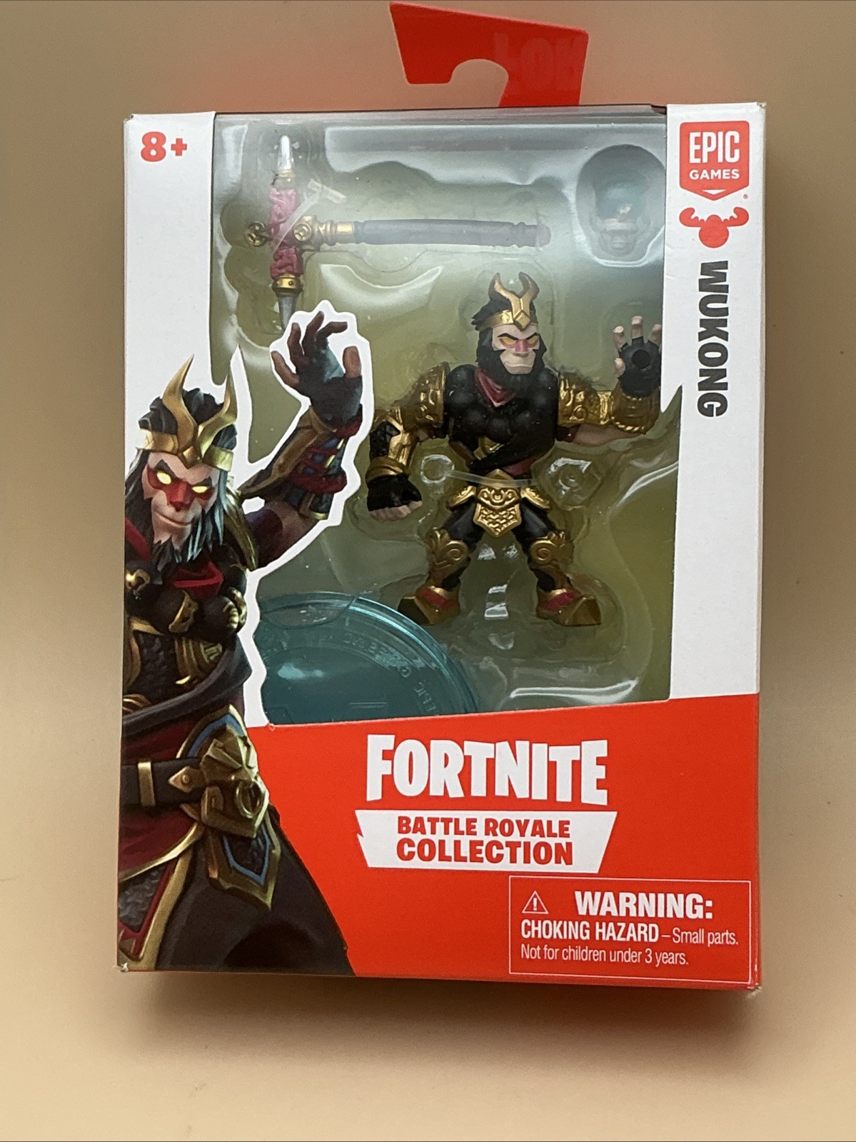 Fortnite WUKONG Figure WK1-3019 Battle Royale Collection Action Figure Toy, Epic