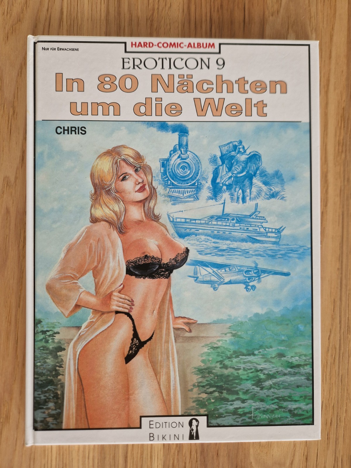Eroticon - Volume 9 - Il giro del mondo in 80 giorni - Chris - Fumetti per adulti