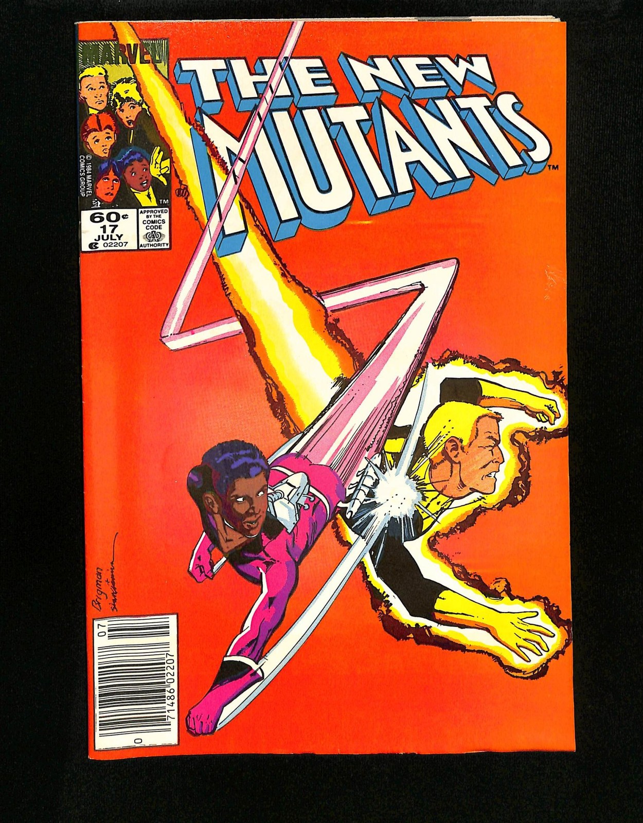 New Mutants #17 Edicola Variante Marvel 1984