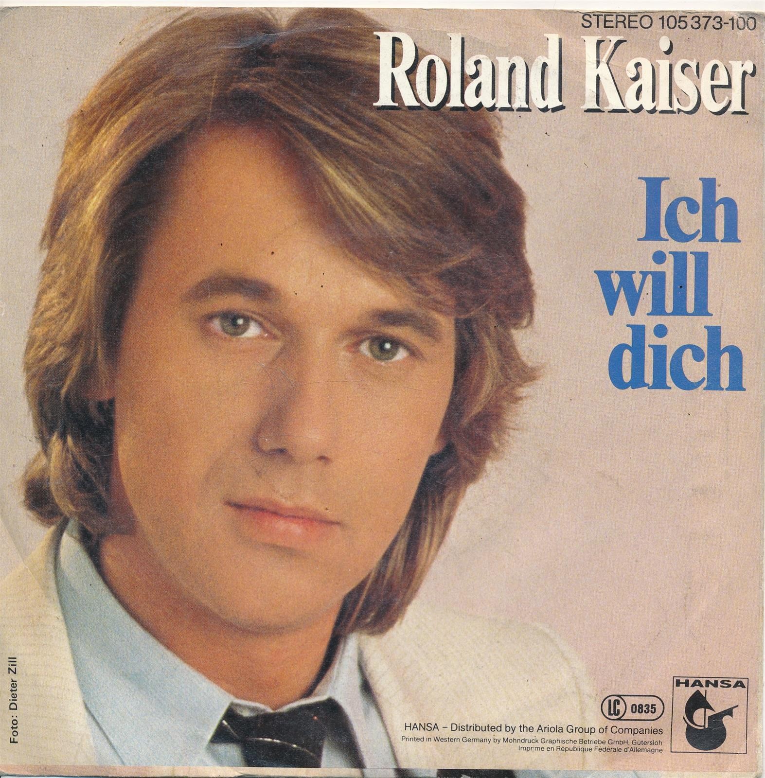 Ich will dich - Roland Kaiser - Single 7" Vinyl 193/08
