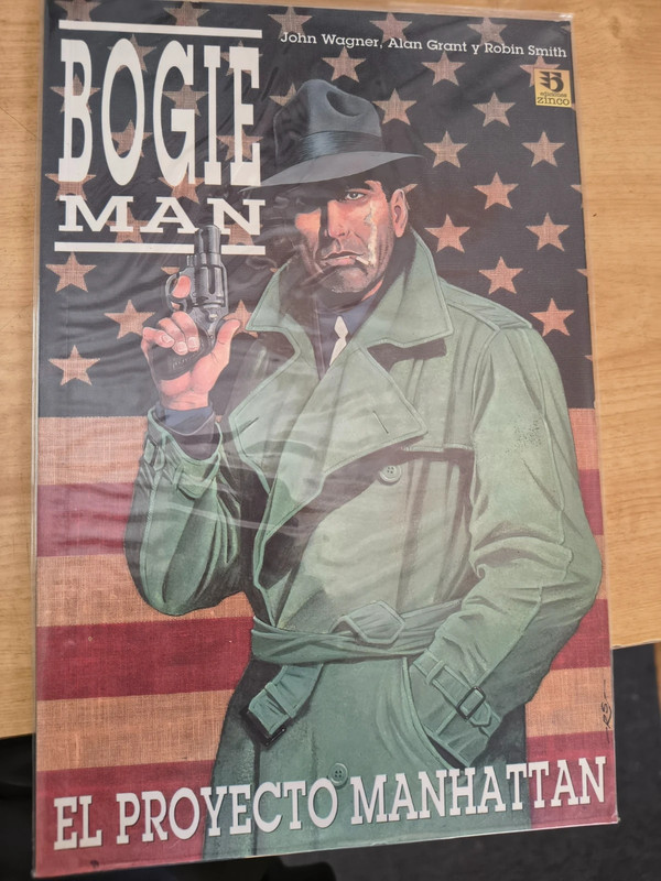 Cómic Bogie Man: el pryecto Manhattan. Ed. Zinco.