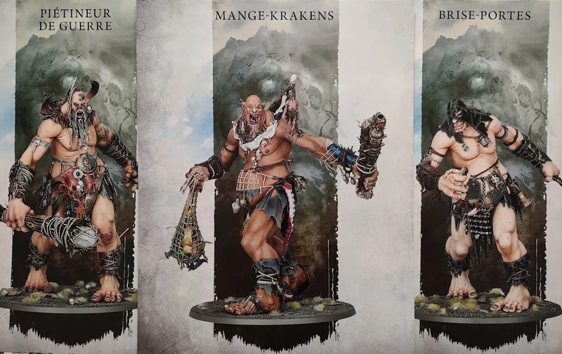 Méga-gargant Brise-Portes/ Mange-krakens/ Piétineur de Guerre Warhammer AOS